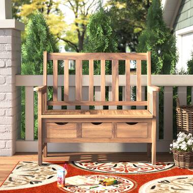 Small outdoor patio online bench